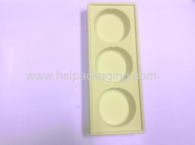 PS flocking plastic blister tray 