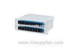 Chassis PLC Fiber Optic Splitter For CATV Networks 1(2)X4 1(2)X8 1(2)X16 1(2)X32