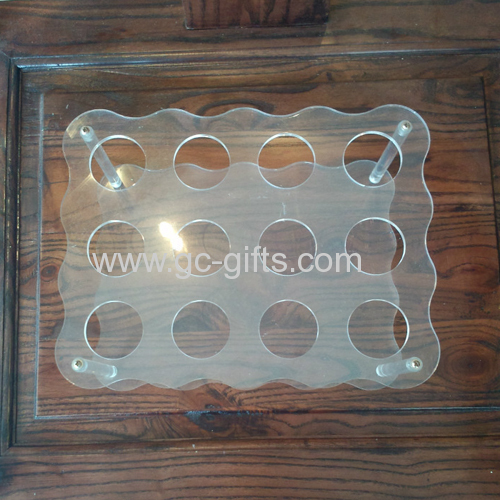 Wine acrylic display rack