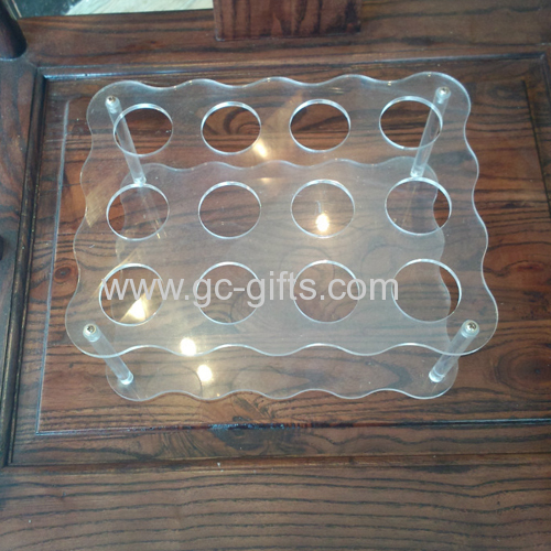 Wine acrylic display rack