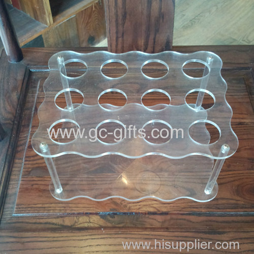 Wine acrylic display rack