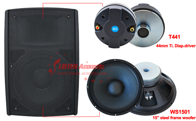 15Professional Active Bluetooth Speaker PQ-15A