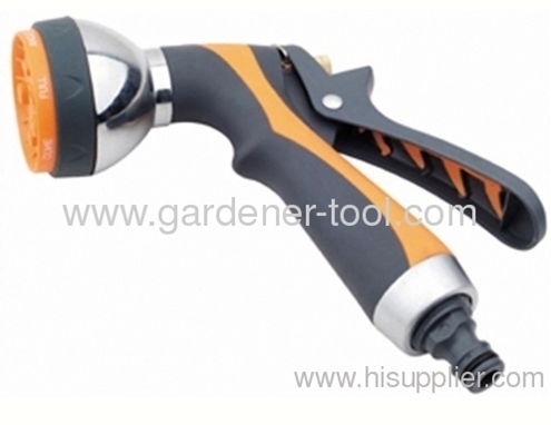 Garden PU Retract Water Hose With Advance 7-Pattern Garden Water Nozzle