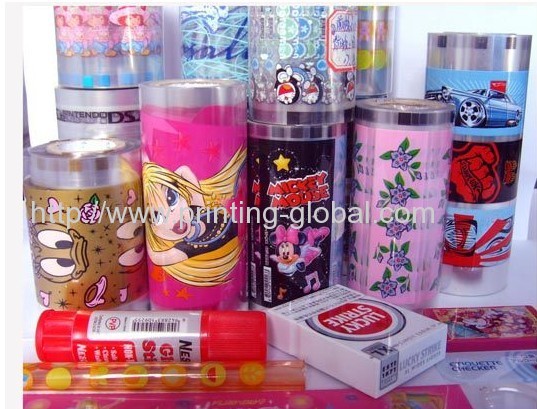 Hot stamping foil for fruit packing box