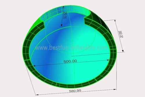 Green Inflatable Marquee Dome