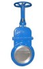 Handwheel knife gate valve