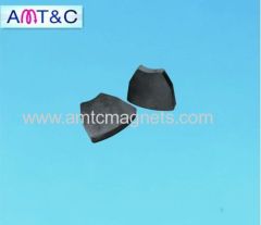 Ferrite magnet for magnetic separator