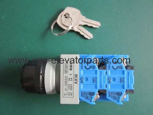 Key switch Otis escalator 506NCE IDEC ABW