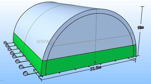 Custom Size Inflatable Construction Marquee Tent