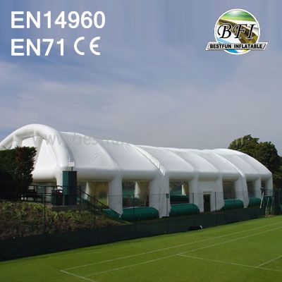 Giant Commercial White Outdoor Inflatable Tennis Tents