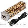 External Portable USB Lipstick Phone Charger 2600mah For Iphone 5