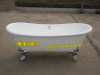 Indoor cast iron bathtub