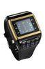 Black Wrist Watch Mobile Phones With Handwriting Or Digital Keypad