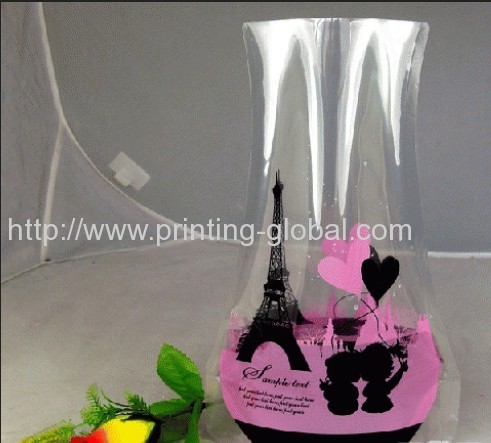 Hot stamping film for vase