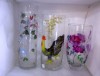 Heat transfer film for glass vase