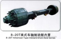 Fuwa axle for semitrailer American type in-board axle