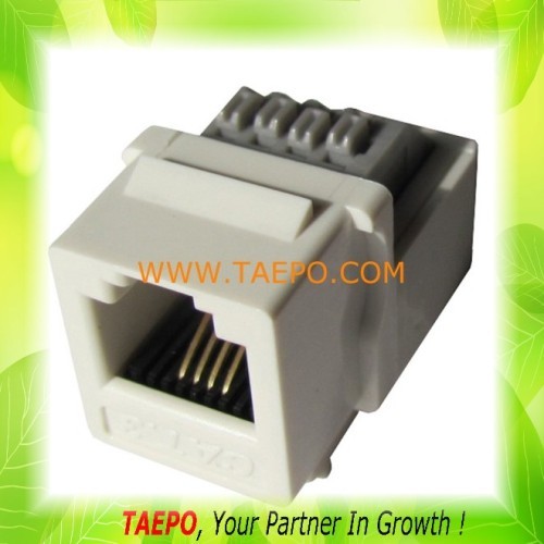 CAT3 6P4C 90 degree AP type Keystone jack