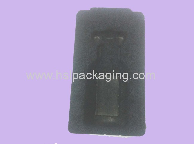 2013 factory price wholesale PS plastic blister flocking tray