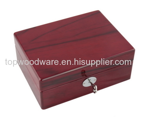 Rosewood high gloss Piano finish wooden jewelry storage packaging gift boxes