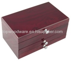 Rosewood piano finish wooden jewelry storage packing gift box