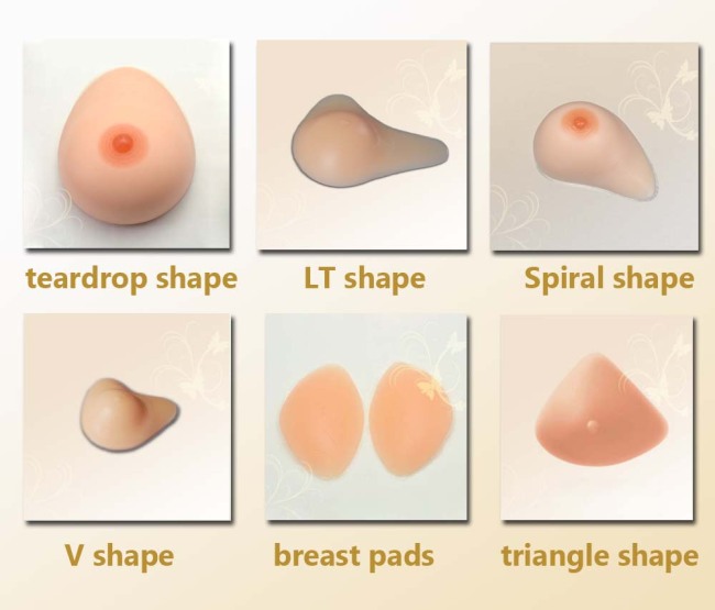 Silicone breast forms for women who suffered breast cancer after surgery