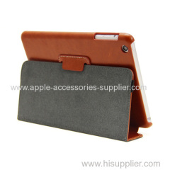 iPad mini stand case folding case for iPad mini Slim leather case for iPad mini