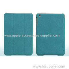 iPad mini cover 2 way folding case for iPad mini Slim leather case for iPad mini
