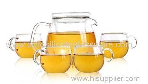 Pure Hand Made Blooming Teas Glass Teaware Sets