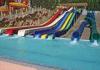 10m - 15m Fiberglass Water Slides Anti-UV For Family Members , Hand Spray Up