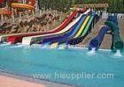 10m - 15m Fiberglass Water Slides Anti-UV For Family Members , Hand Spray Up