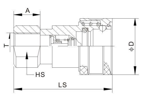 Close Type Hydraulic Quick Coupling