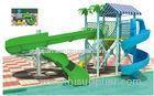 OEM Fiber Glass Kids Water Slides Entertainment 12m Height Waterpark Slide For 2 Riders