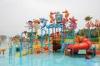 Creative Fiberglass And Galvanized Steel Structure Aqua Playground / Aquatic House For Kids