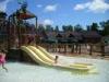 5m Height Splashing Water Aqua Tower Kids' Water Playground Equipment , Multi Level Platforms