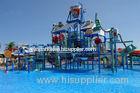 Hot - Dip Galvanized Kids'water Playground Equipment , Aqua Park Body Slide Water House