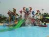 Fiberglass / Steel Pipe Water Slides , Valves Kids' Water Playground For Water Park