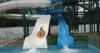 Outdoor Open Spiral Slide Water Playground Equipment , Barrel Slide For Water Park