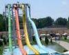 Crazy Freefall Rainbow Color Water Playground Equipment Fiberglass For Adults