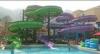 6mm FRP Open Spiral Slide Outdoor Water Playground Equipment , 12m Height