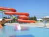 Anti-UV Outdoor Swimming Pool Water Slides For Family Members , Spiral Water Slide