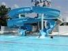 Safe Fiberglass Pool Water Slide For Aquatic Park / Famlily Entertainment
