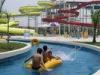 Professional Outdoor Resort Water Park Lazy River Equipment With Water Pump