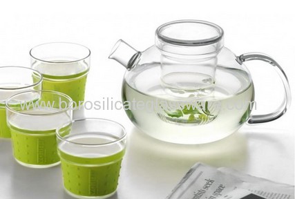 Borosilicate Mouth Blown Glass Teaware Sets