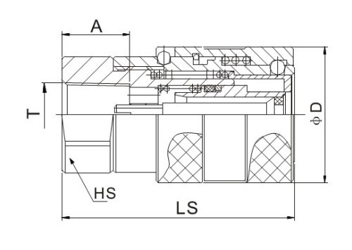 Flat Face Type Hydraulic Quick Coupler