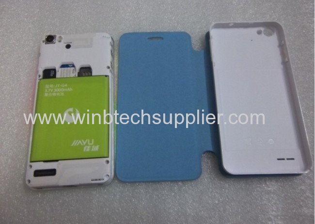 In stock Free Shipping Jiayu G4 advanced Phone Android 4.2 1GB+4GB/2GB+32GB MTK6589T QuadCore 1.5Ghz Black White JY-G4T 