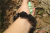 black flower bud bracelet