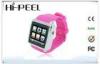 Single Core Android Smart Watch Phone , Pink Bluetooth 3.0 Smart Phone