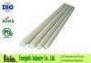 1000mm Natural Custom PVDF Rod , Extruded White PVDF Bar RoHS