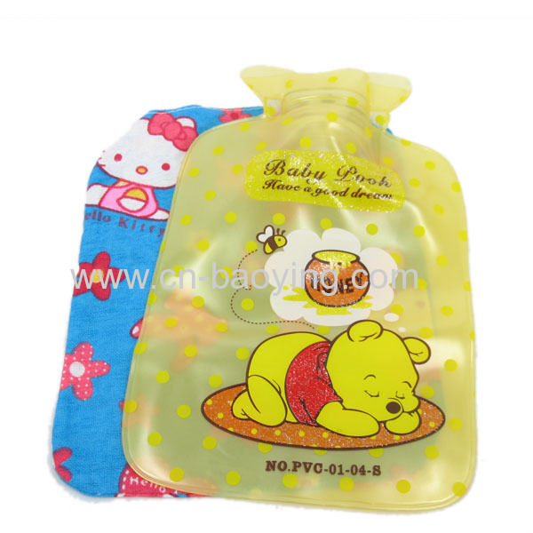 PVC hot water bottle