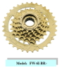 6 speed index freewheel (14T/34T)